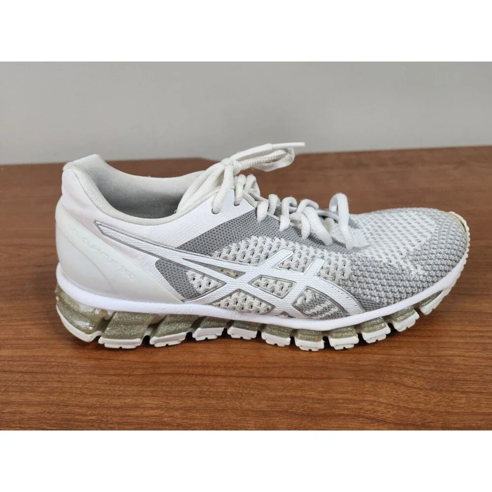 Asics Gel-Quantum 360 Knit White Women's Running Shoes Size 8 T778N